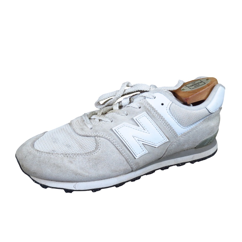 New Balance Classic 574 Mens Sneaker Sz 6 Lifestyle Performance Beige Suede Mesh
